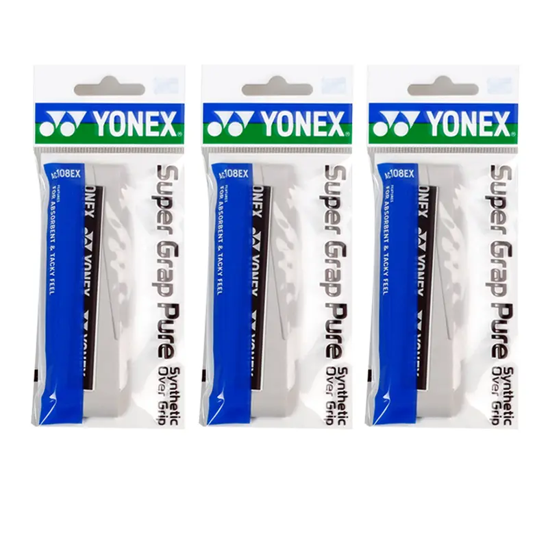 

YONEX Лента для рукоятки бадминтонной ракетки white polyurethane тонкая