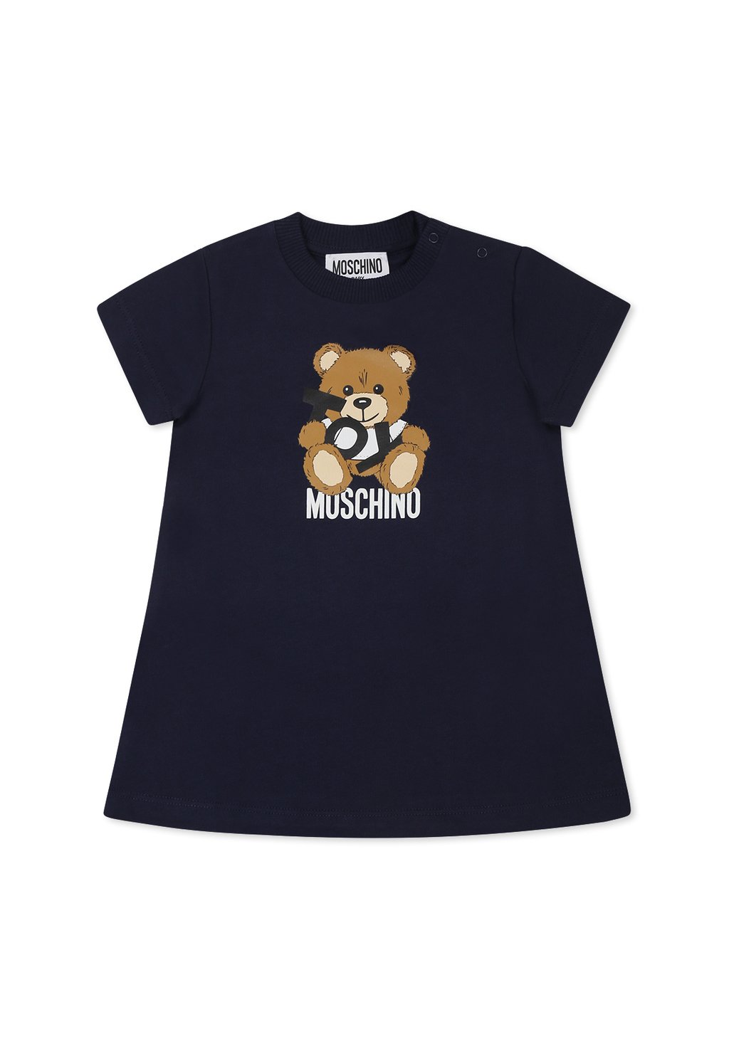 

Платье из джерси MOSCHINO, синий