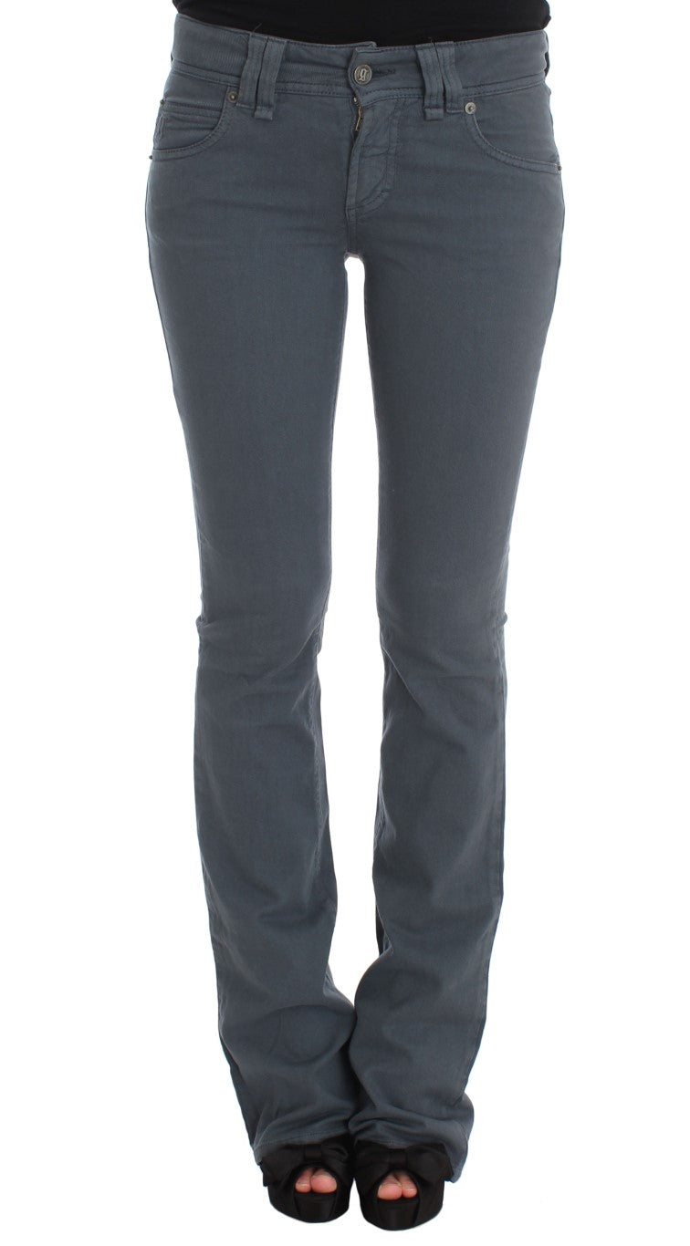 

Женские джинсы John Galliano из хлопковой смеси Slim Fit Bootcut, синий