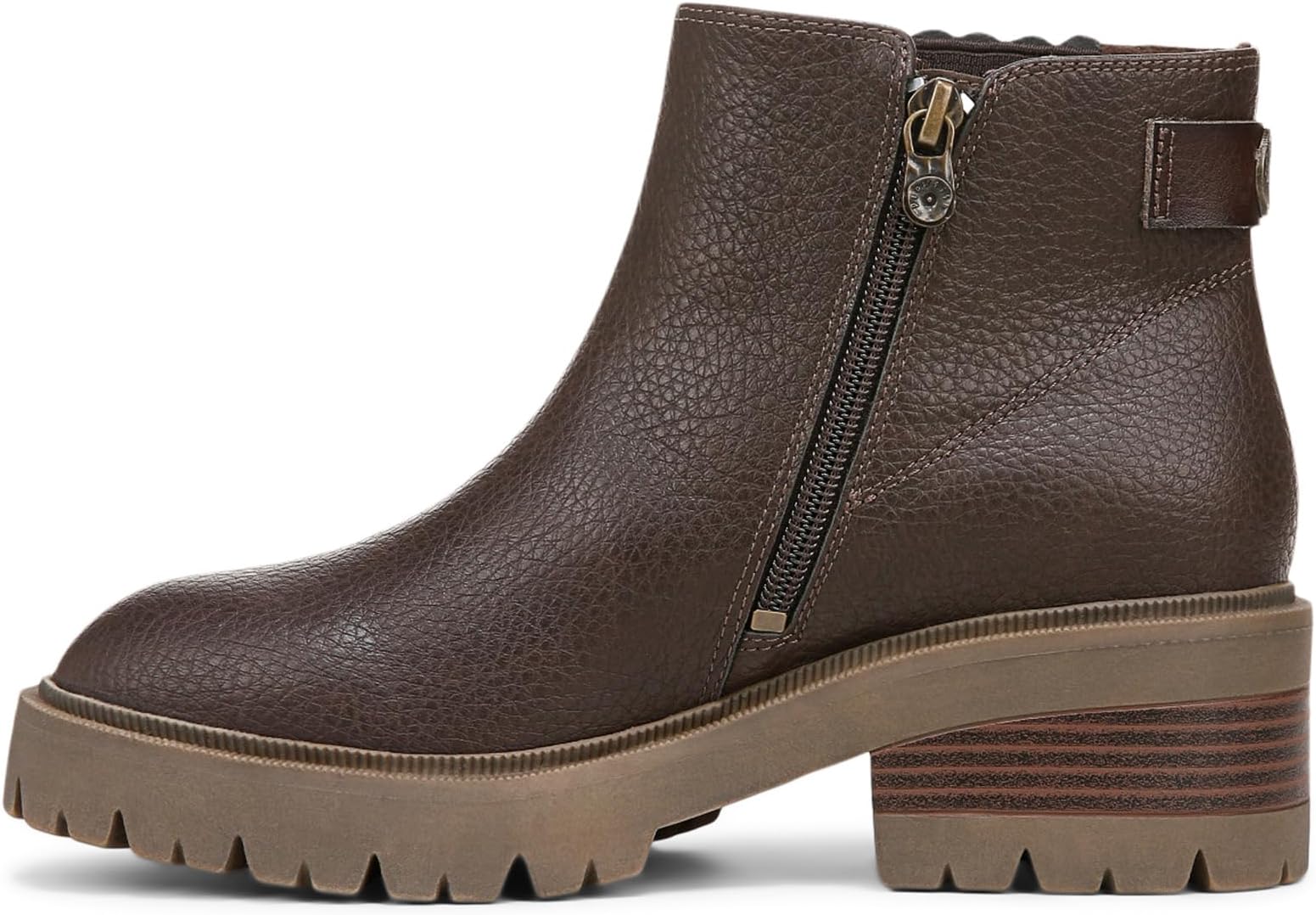 Ботинки Blowfish Malibu Joy Booties, цвет Dark Brown Faux Leather — фото 4