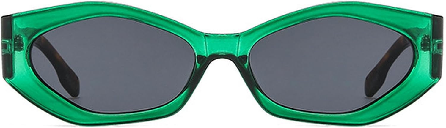 

Популярные модные солнцезащитные очки «кошачий глаз» в форме многоугольника для женщин, ретро-очки овальной формы с разноцветными линзами, солнцезащитные очки UV400 для мужчин mincl, C2