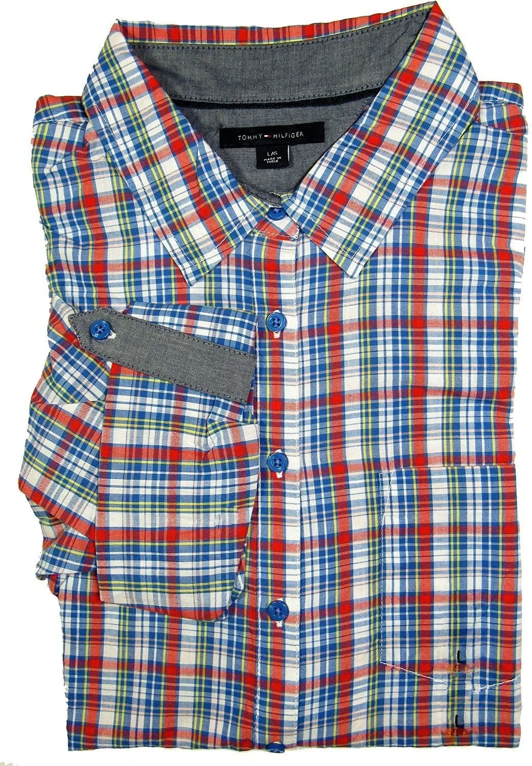 Блуза, длинный рукав, Tommy Hilfiger, мультиколор