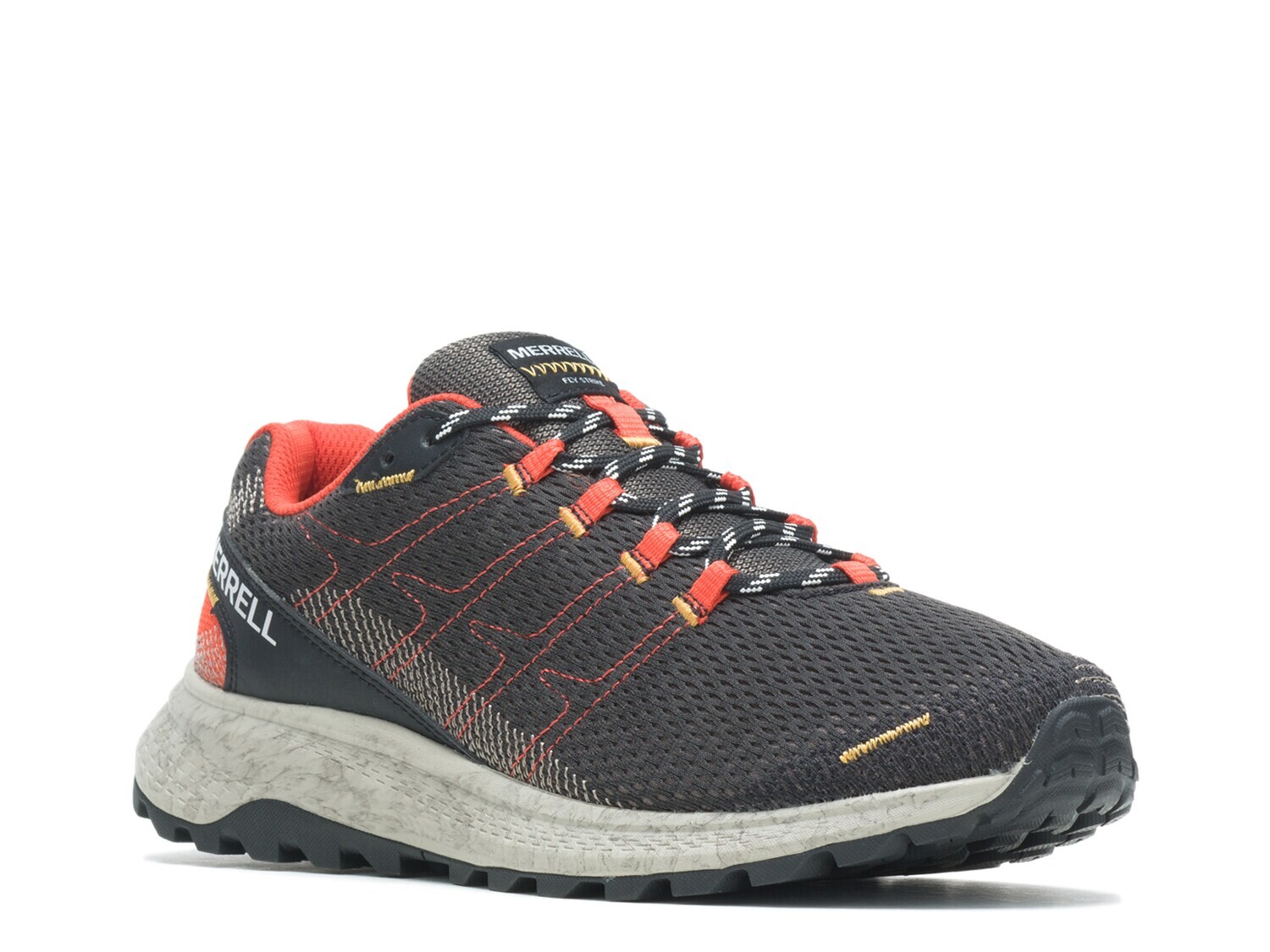 

Кроссовки Merrell Fly Strike Trail, черный/оранжевый, Черный;серый, Кроссовки Merrell Fly Strike Trail, черный/оранжевый