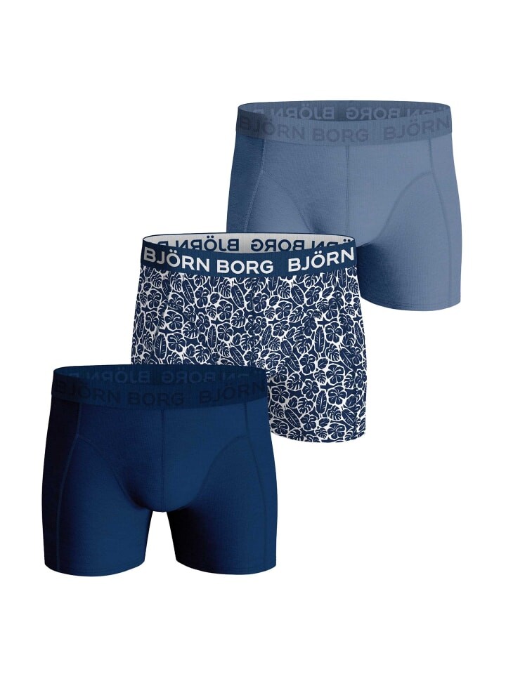 

Боксеры Björn Borg short 3er Pack, цвет blau/weiß