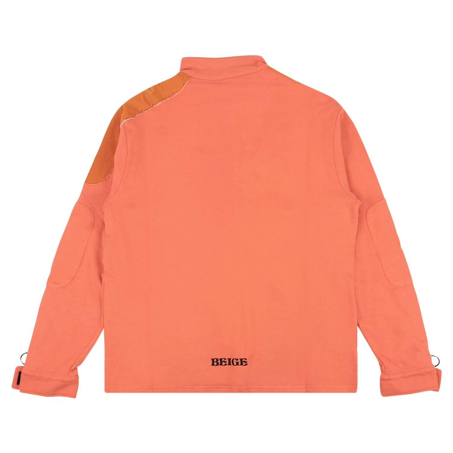 Off-White Толстовка с молнией на половину длины Parachute, цвет Коралл — фото 2