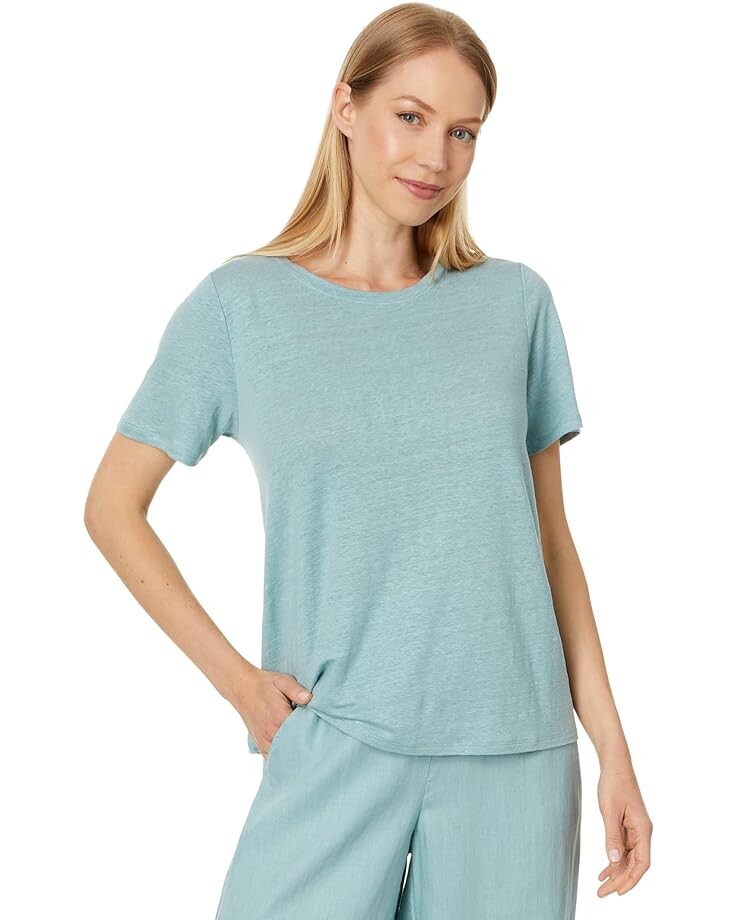 

Футболка Eileen Fisher Crew Neck, цвет Seafoam