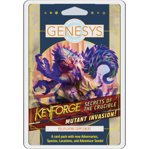 

Ролевая игра Fantasy Flight Games Genesys RPG: KeyForge - Secrets of the Crucible Supplement Pack - Mutant Invasion!