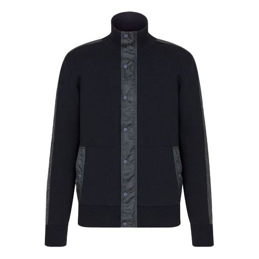 

Куртка ss21 oblique embedded weave tech jacket for men grey Dior, синий