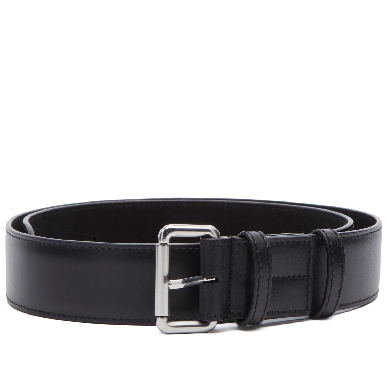 

Ремень Maison Kitsune Fox Head Belt, черный