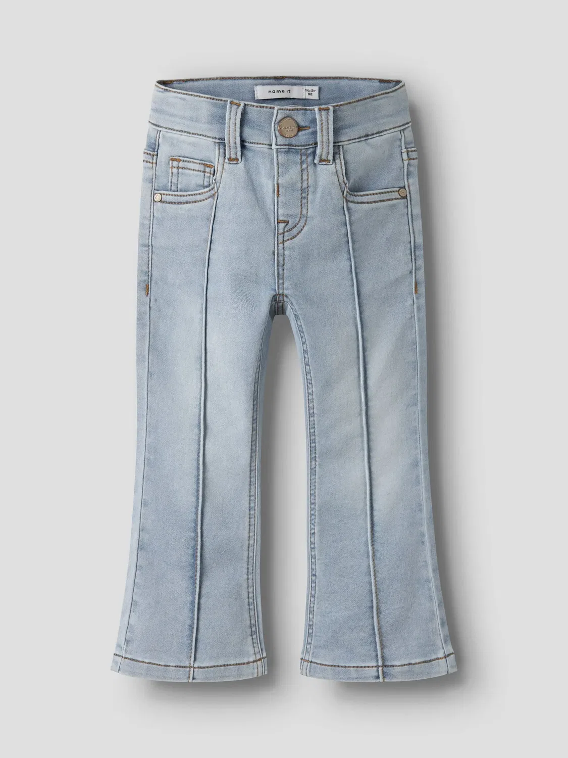 Джинсы буткат, Name it, light blue denim — фото 3