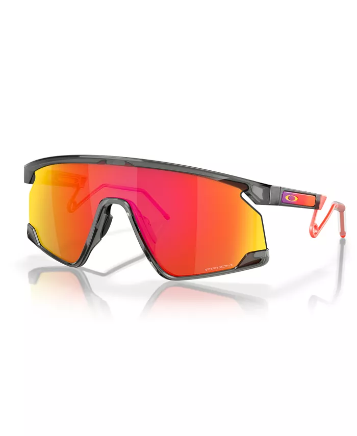 

Мужские солнцезащитные очки BXTR в металлической оправе, OO9237 Oakley, серый