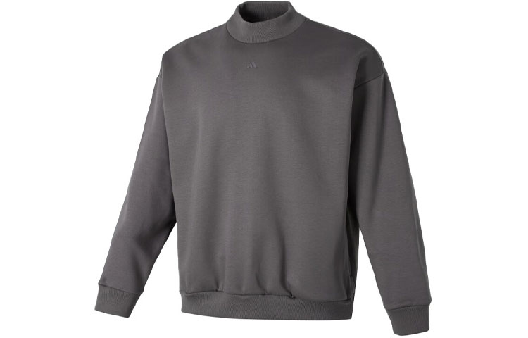 

Баскетбольный свитшот с круглым вырезом Adidas, черный серый