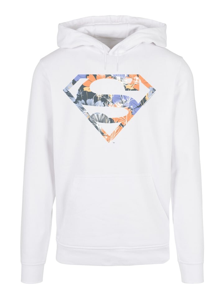 

Пуловер F4NT4STIC Basic DC Comics Superman Superheld Floral Logo 2, белый