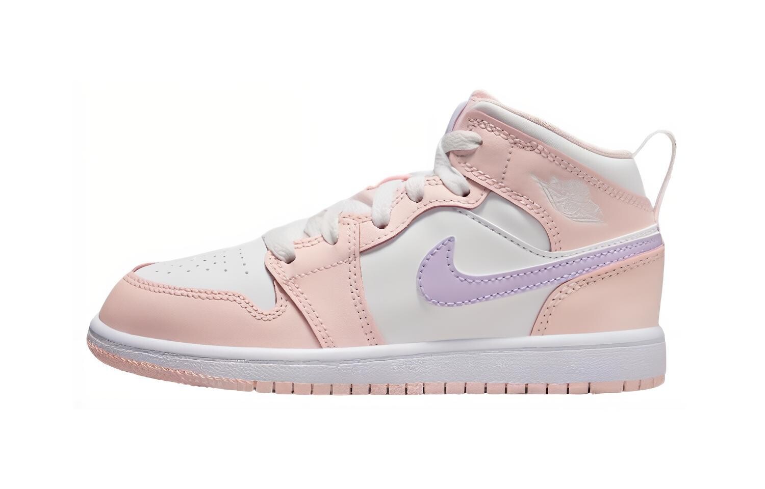 

Jordan Air Jordan 1 Детские баскетбольные кроссовки PS, Pulse Magenta/Pulse Mint/Purple Rush