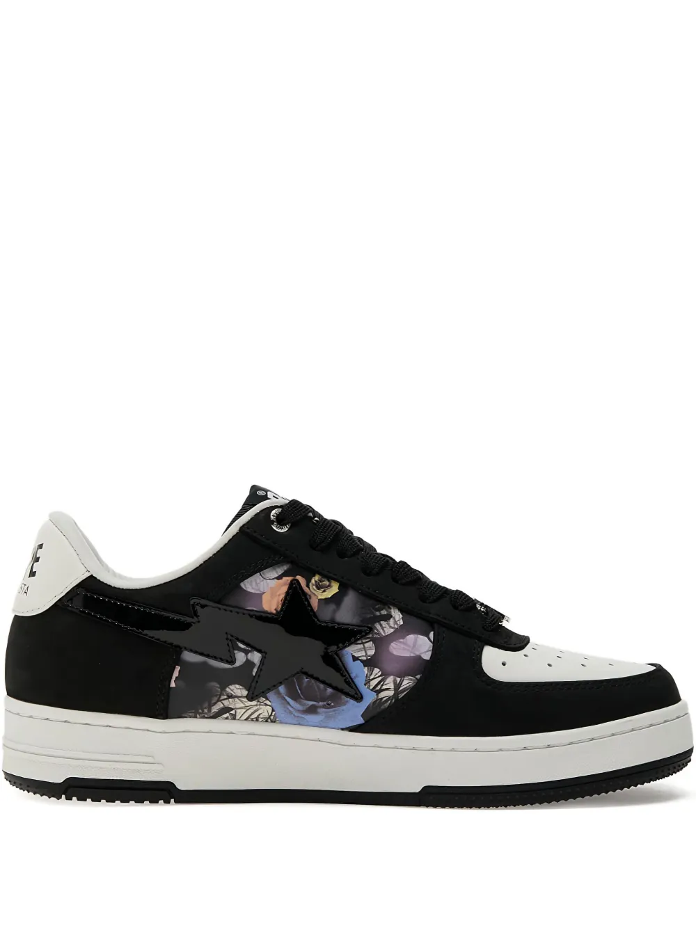 

Кеды с цветочным декором A BATHING APE, черный