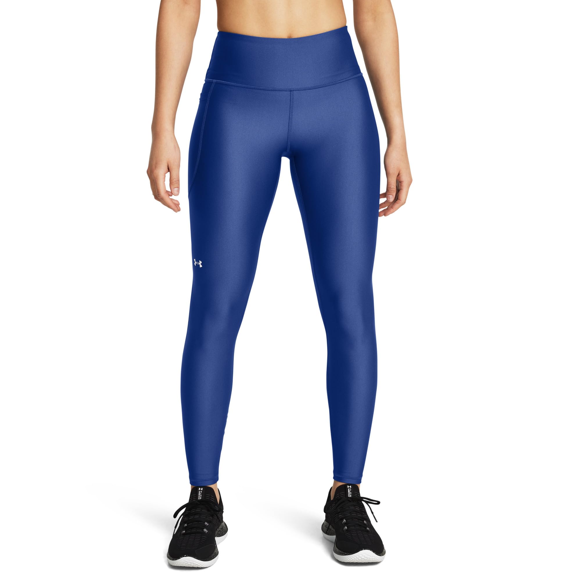 

Брюки Under Armour Heatgear Armour High-Waisted Pocketed Leggings, Tech Blue/White