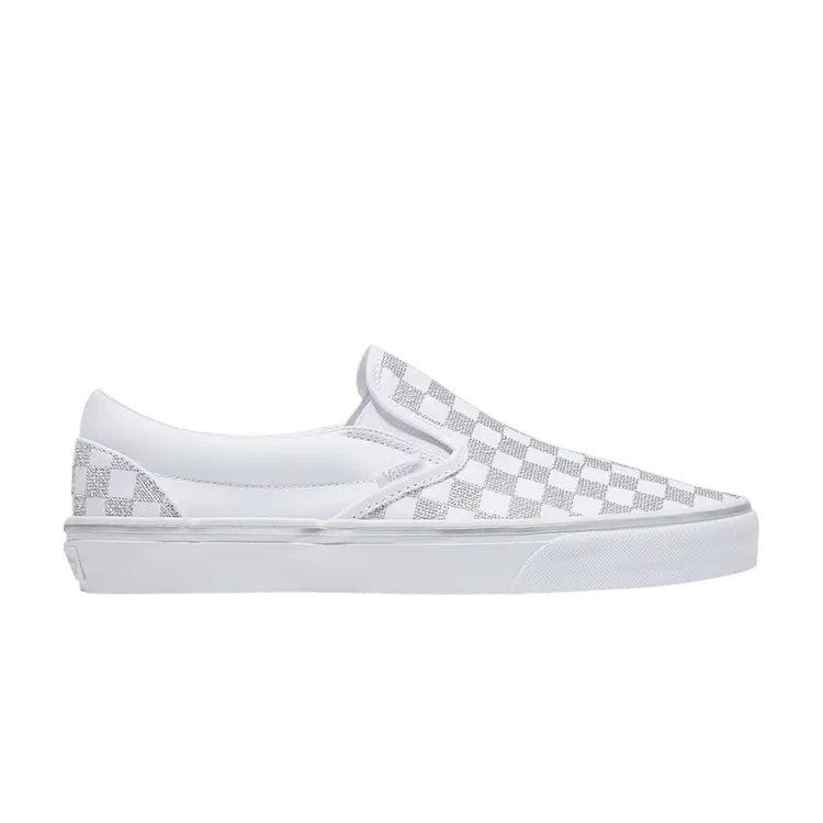 

Шлепанцы Vans Classic Slip-On Metallic True White, серебряный