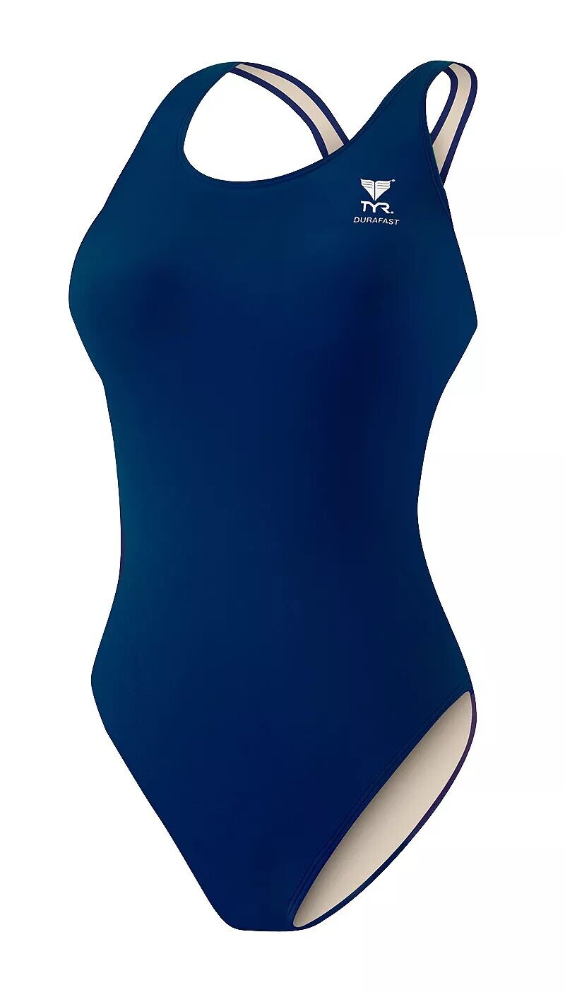 

Женский однотонный купальник-майка Tyr из полиэстера Durafast Maxback