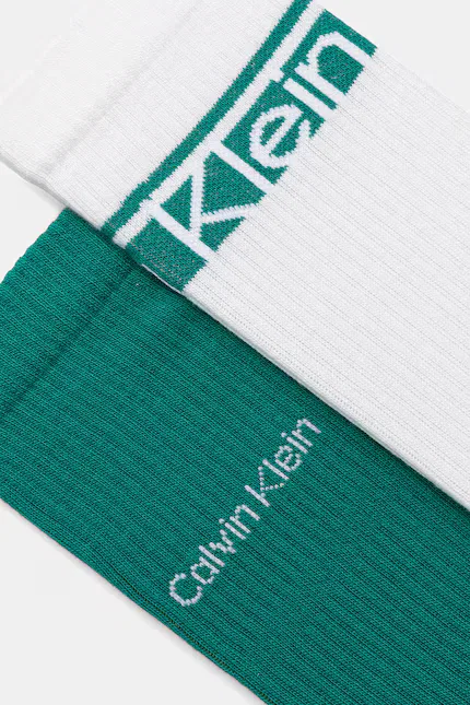 Носки Calvin Klein, зеленый — фото 2