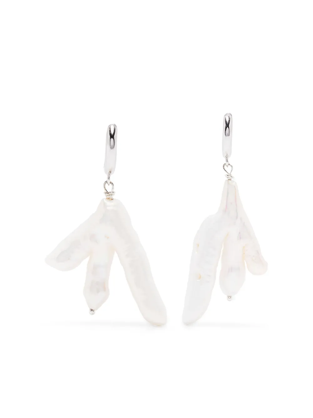 

Серьги Chicken Foot Pearl Gohar World, серебяный