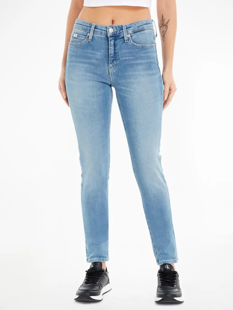 

Джинсы скинни Calvin Klein Jeans "MID RISE SKINNY", джинсовый