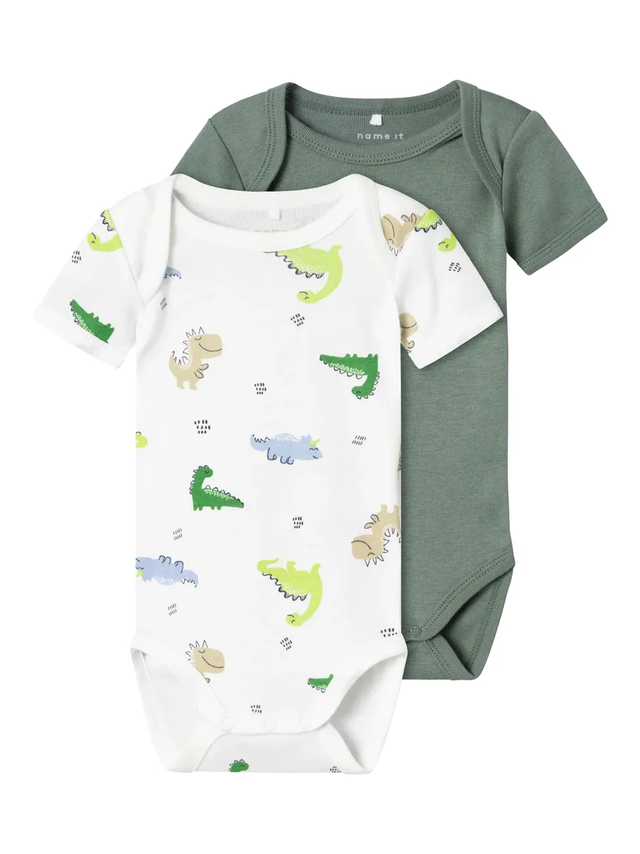 

Комбинезон для сна Name It "NBMBODY 2P SS WILD LIME DINO NOOS" (упаковка, 2 шт.), цвет Laurel Wreath