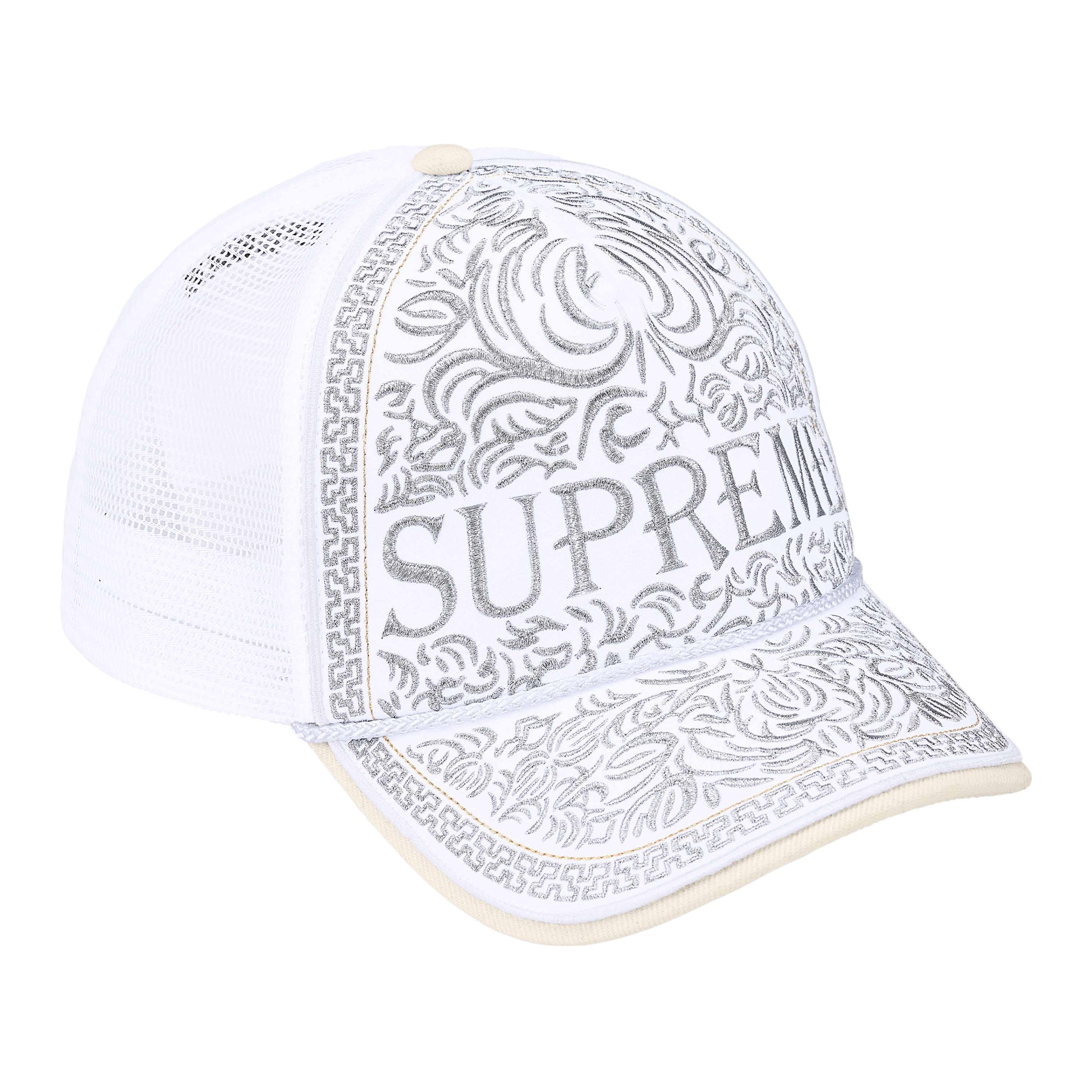 

Supreme Вязаная кепка с сетчатой спинкой, White