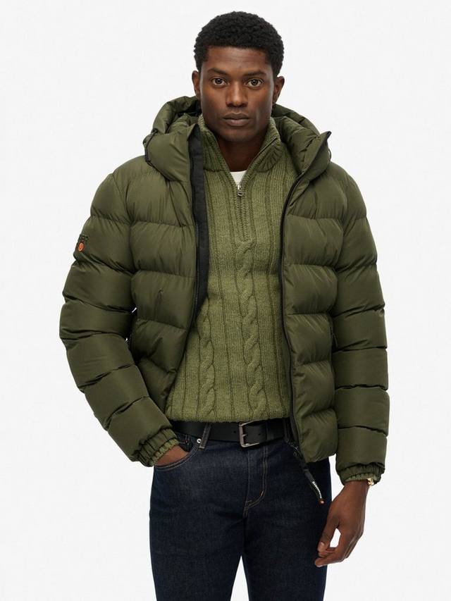 

Утепленная спортивная куртка с капюшоном Superdry, Army Khaki
