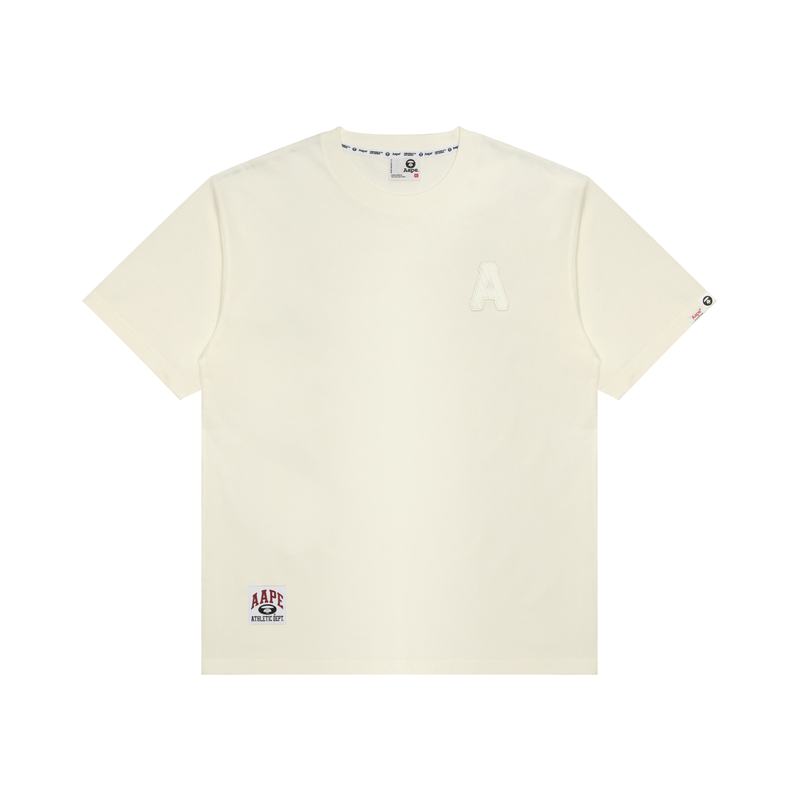 

Футболка A Bathing APE unvs 'A' Aape, Ecru Ivx, Бежевый, Футболка A Bathing APE unvs 'A' Aape, Ecru Ivx