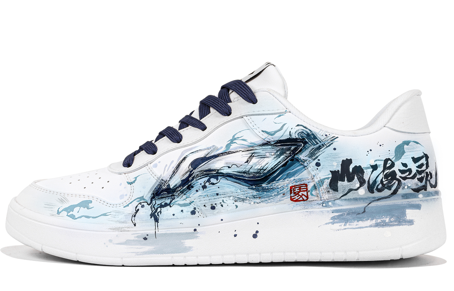 

LINING Скейтборд обувь мужские pontoon boats устойчивые к истиранию дышащие увеличивающие высоту low top blue white