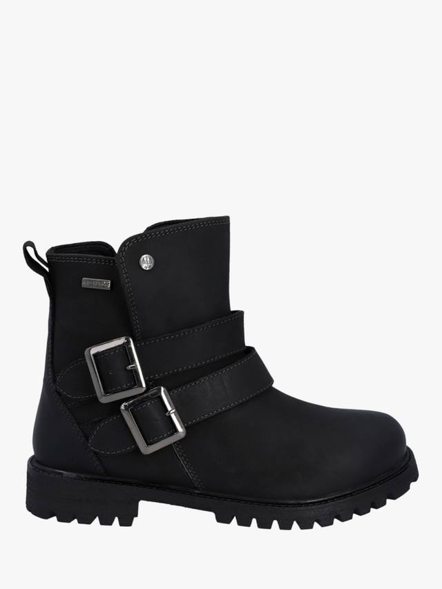 Водонепроницаемые кожаные ботинки Ness до щиколотки Hunter, Black