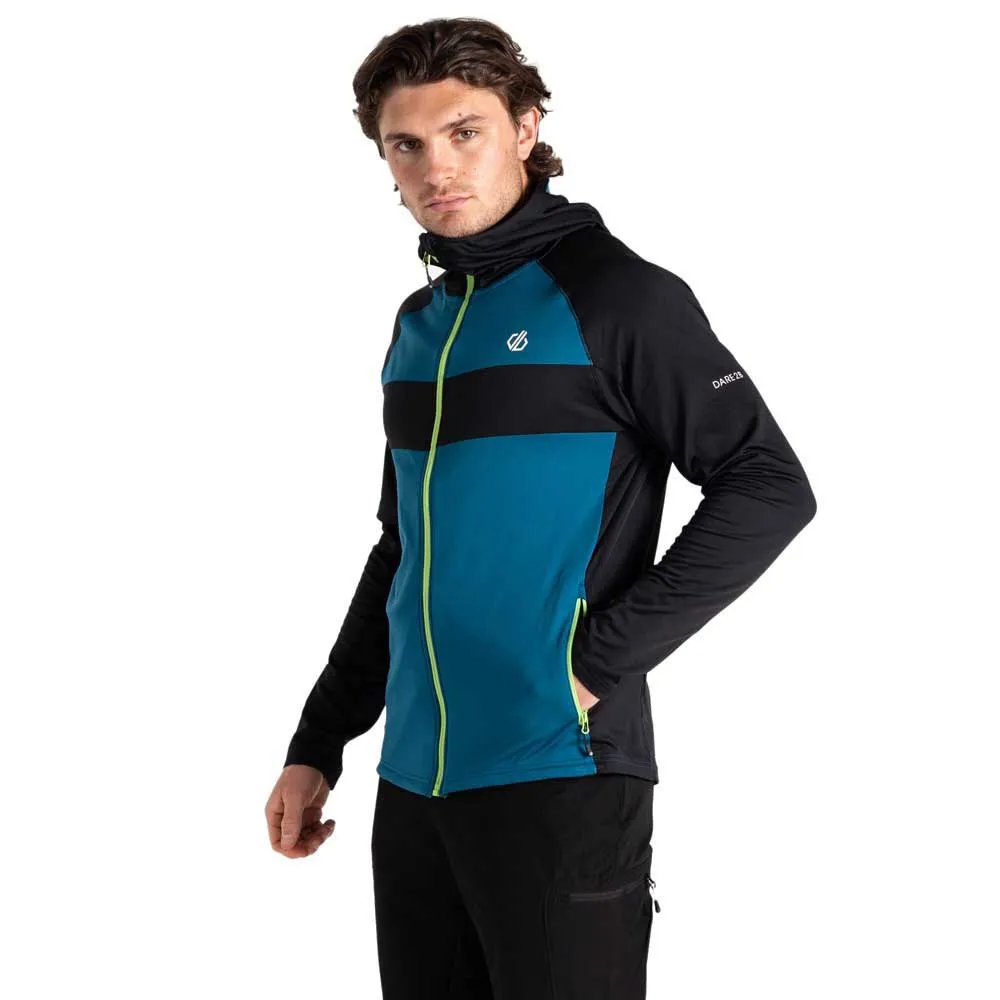 

Толстовка Dare2B Touring II Stretch full zip, синий/черный