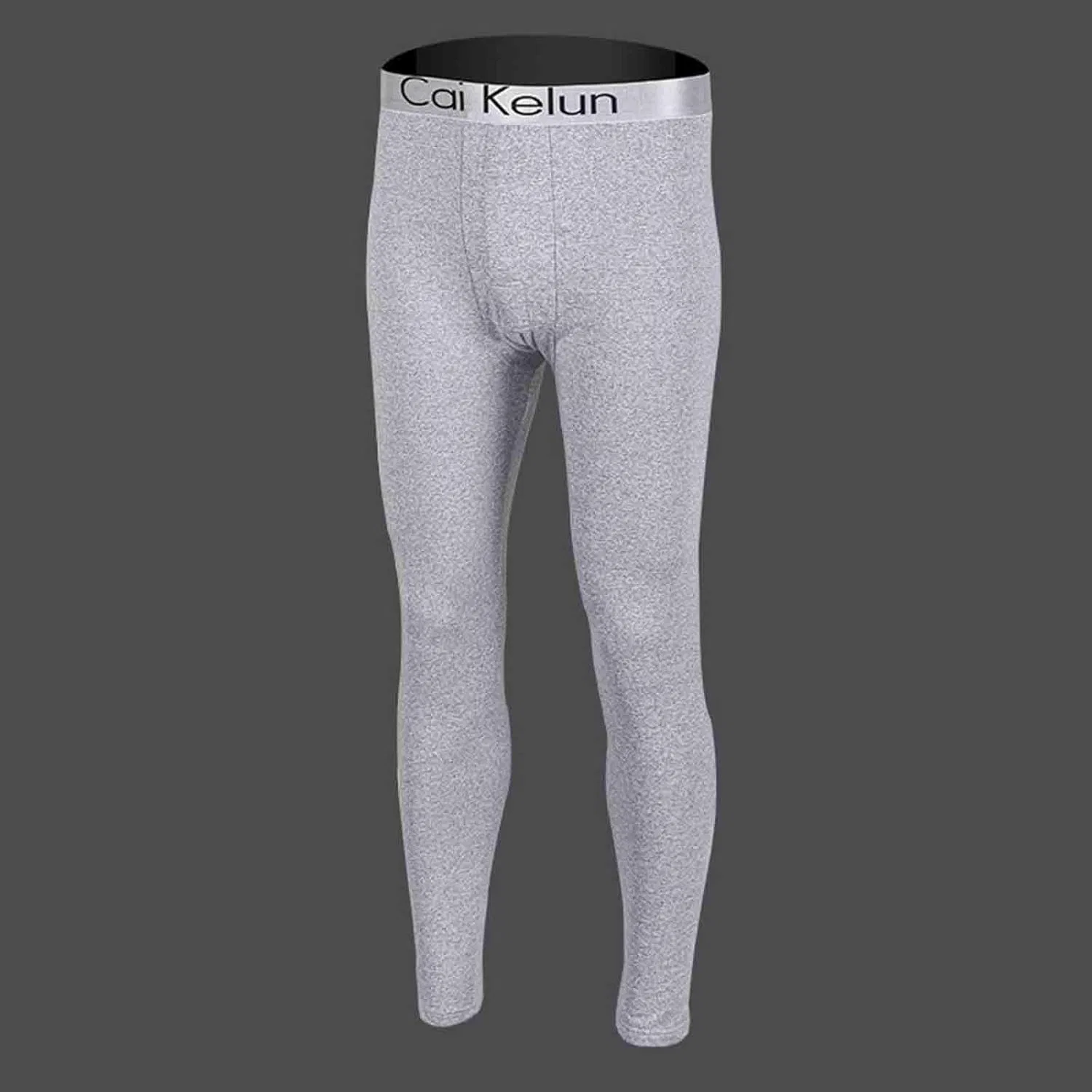 Термобелье брюки мужские, утепленные, серые — фото 3