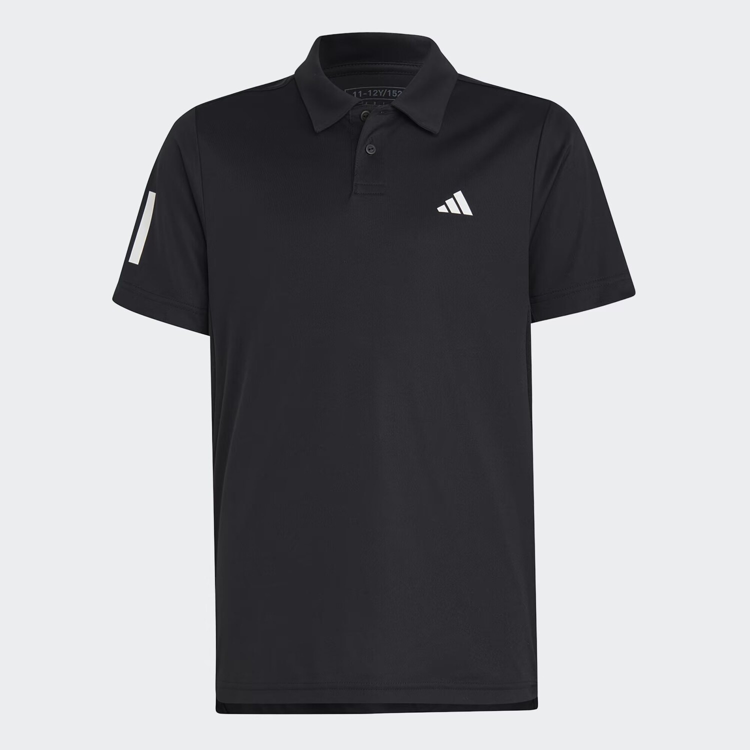 

Клубная теннисная рубашка-поло с 3 полосками Adidas, цвет Black