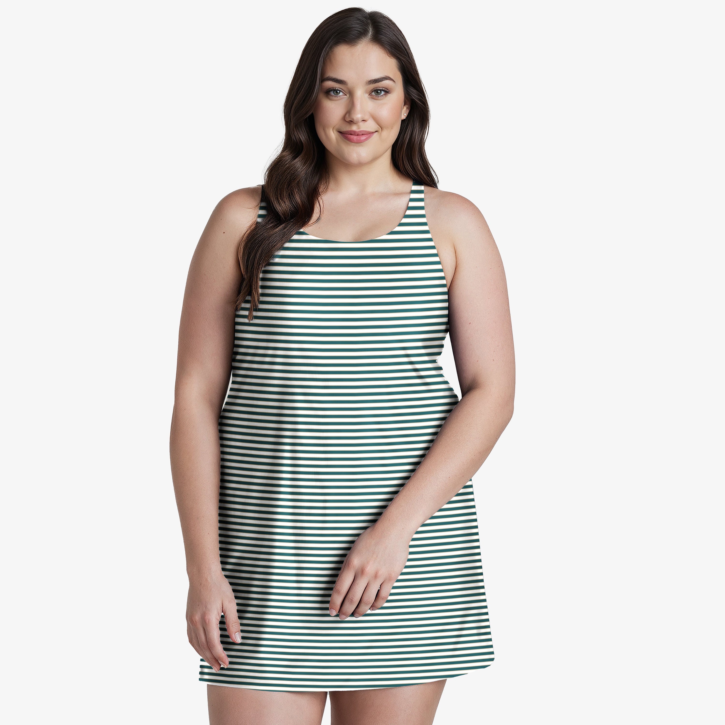 

Женская туника для плавания Lexi Tankini Calypsa, цвет dark jade bay