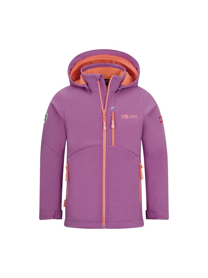 

Куртка Trollkids Balestrand, цвет mallow pink