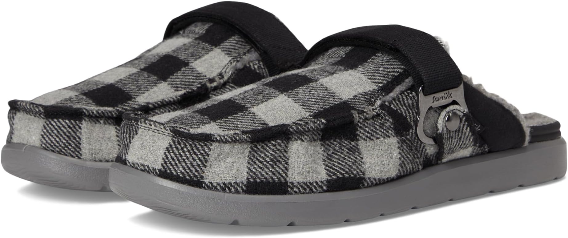 

Лоферы Sanuk Men's Happy Hour Lite Buffalo Chill, Black/Grey