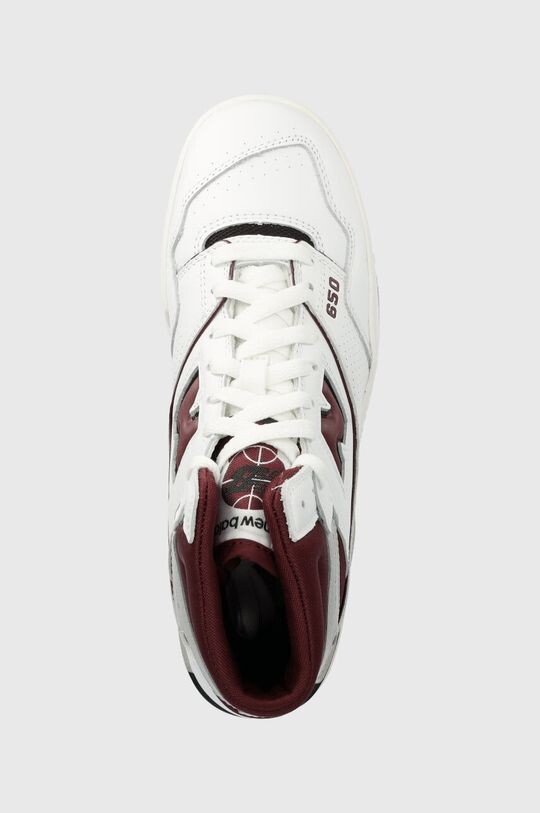 Кроссовки BB650RCH кожаные New Balance, белый — фото 4