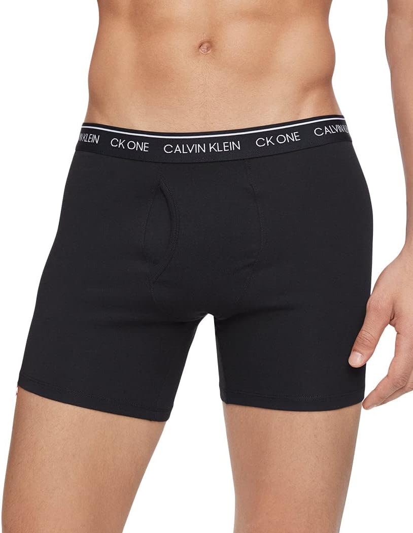 

Мужское нижнее белье Calvin Klein Ck One Cotton Boxer Briefs, Black/Black/Black