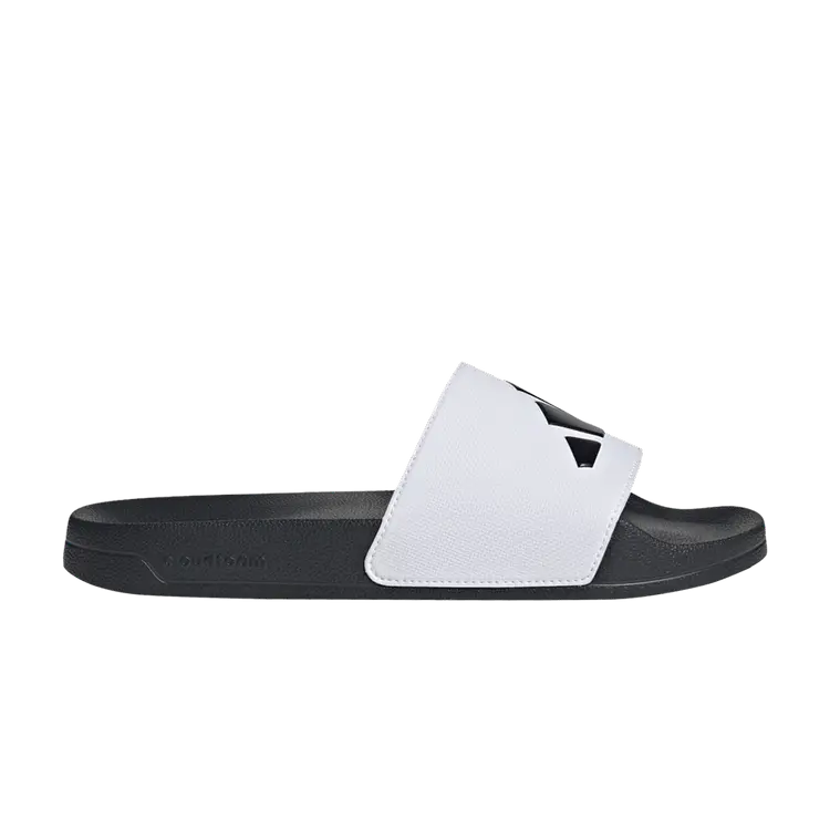 

Сандалии adidas Adilette Shower Slide 'White Black', белый