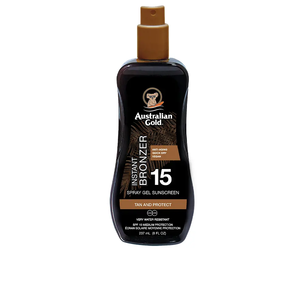 

Солнцезащитный крем Sunscreen Spray Gel With Instant Bronzer Spf15 Australian Gold, 237 мл