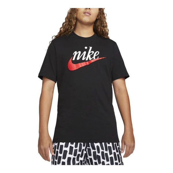 

Футболка sportswear logo t-shirt 'black' Nike, черный