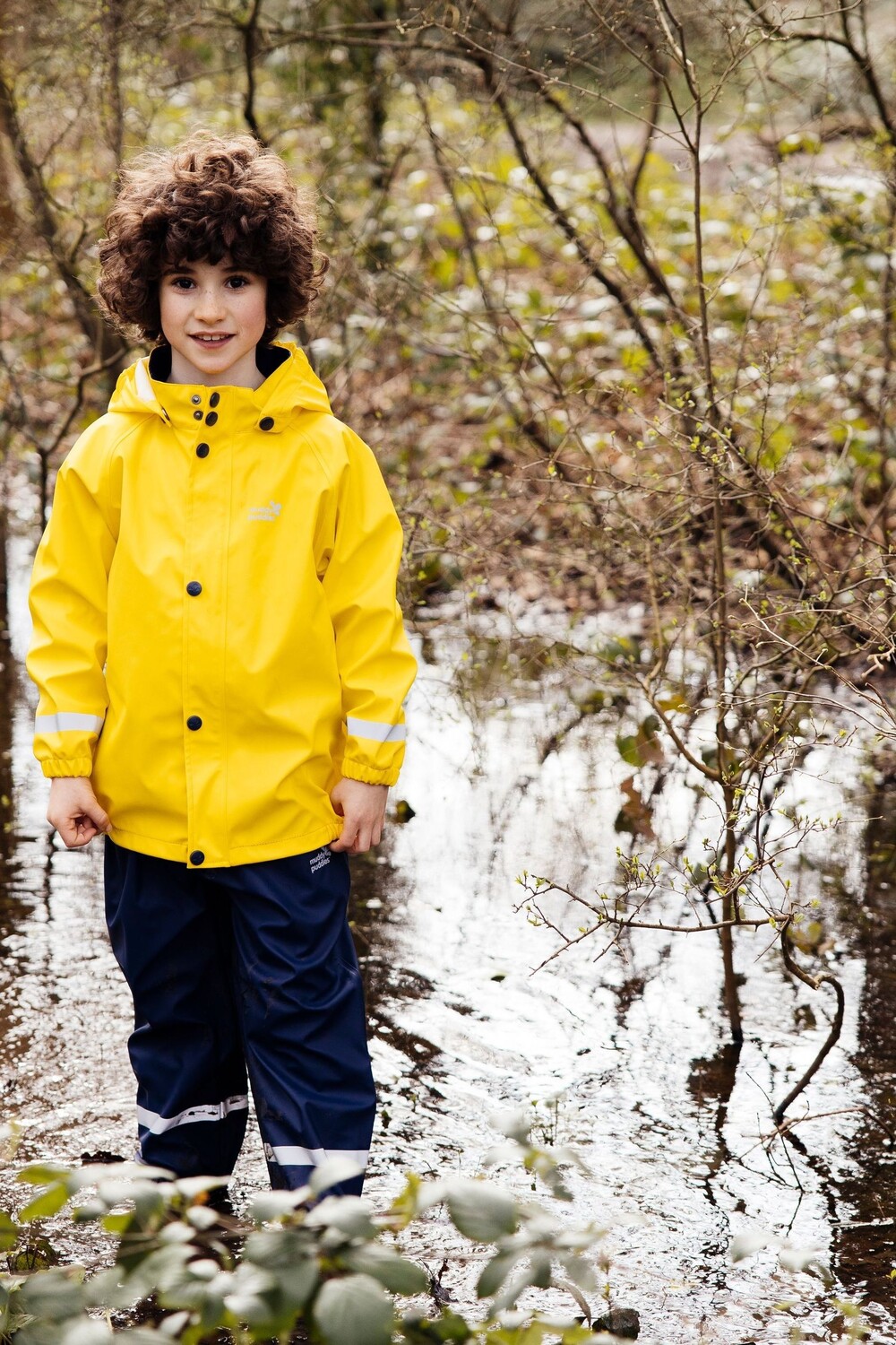 

Дождевик Rainy Day из переработанных материалов Muddy Puddles, желтый