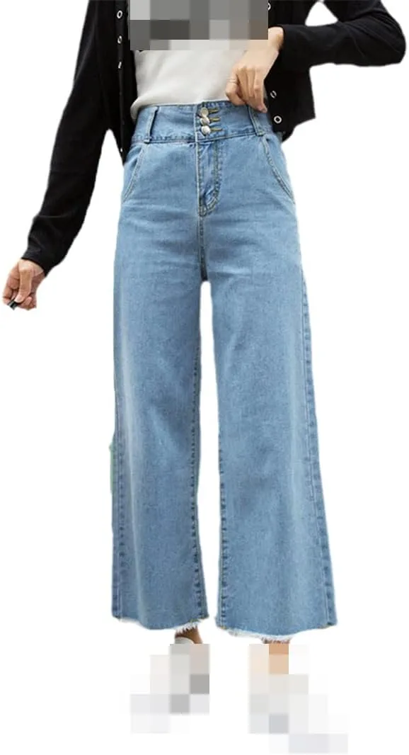 

Винтажные женские джинсы High Waist Straight Suwequest