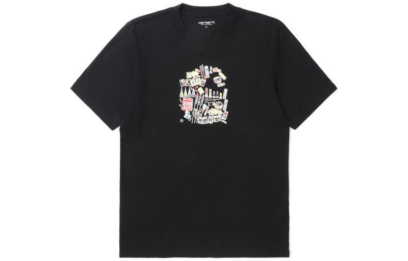 

Carhartt WIP Футболка мужская черная, Черный, Carhartt WIP Футболка мужская черная