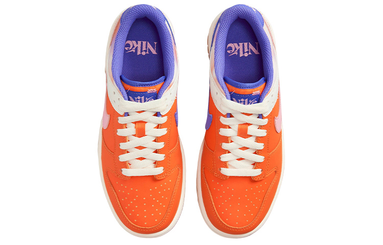 Детские кроссовки Dunk Low SE Everything You Need Nike, оранжевый/белый — фото 4
