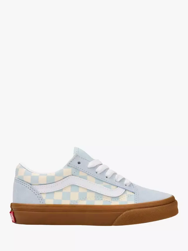 Детские кроссовки в стиле олдскул на шнуровке Vans