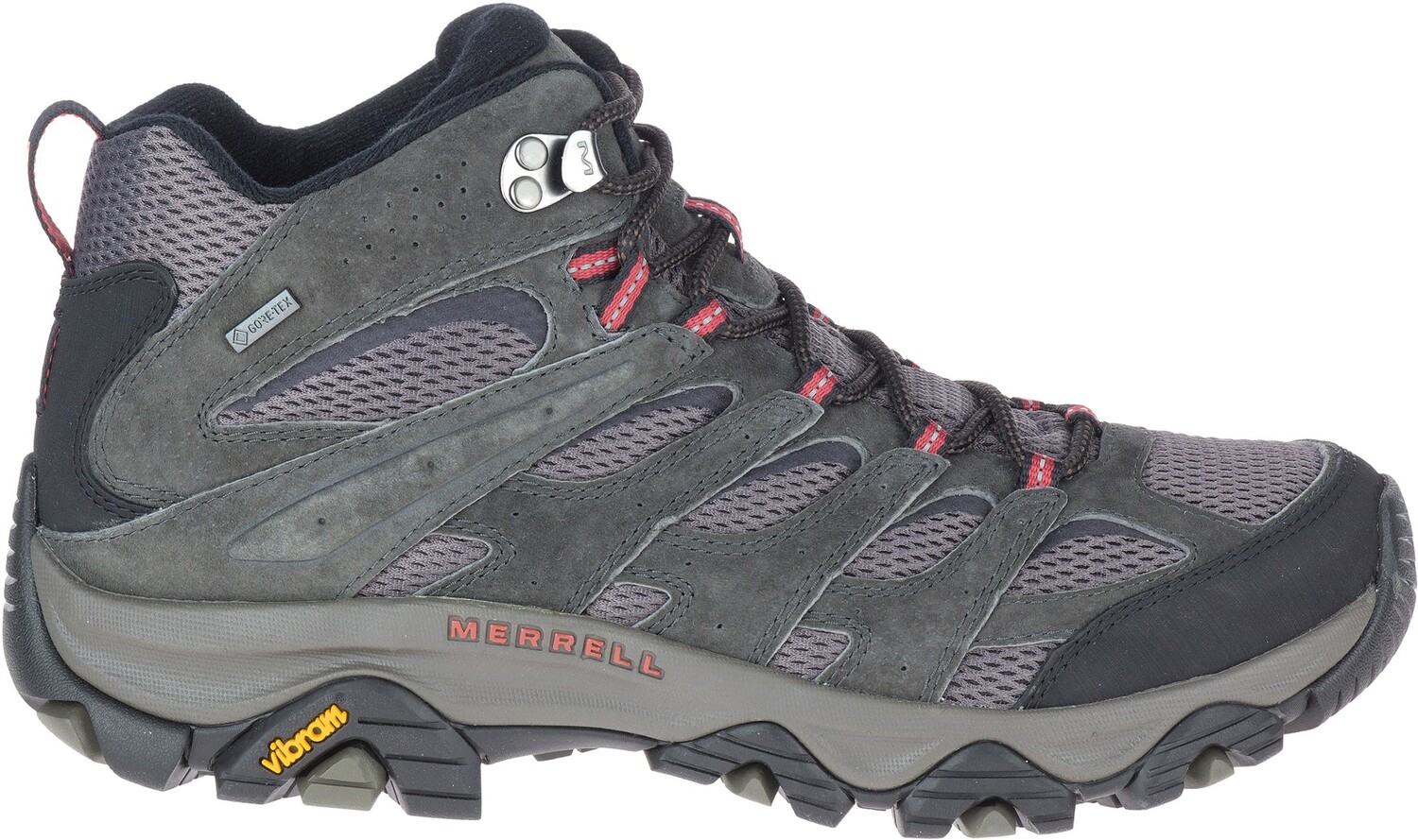 

Походные ботинки Moab 3 Mid GORE-TEX — мужские Merrell, серый