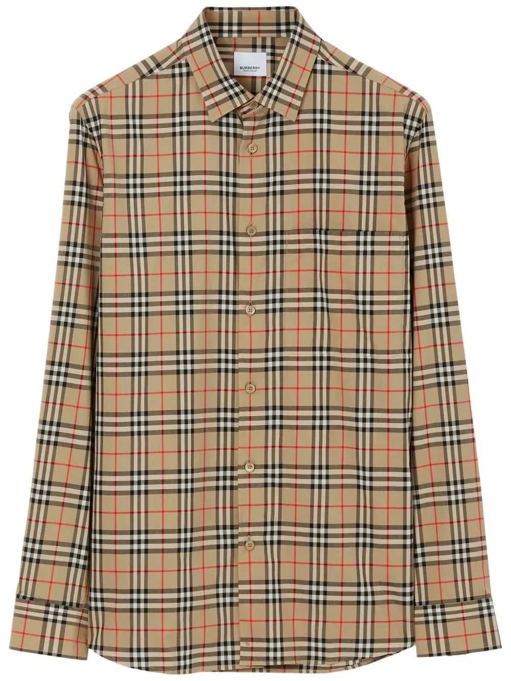 

Рубашка в клетку Vintage Check BURBERRY, нейтральный