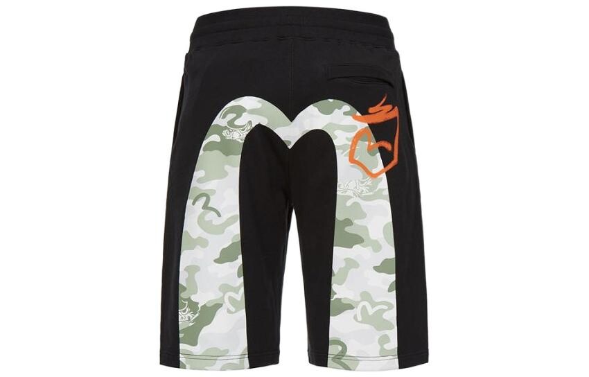 

Повседневные шорты мужские черные Evisu, черный